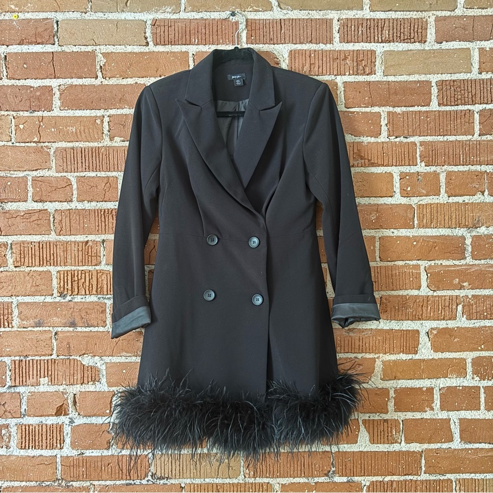 Nasty Gal Black Blazer Dress